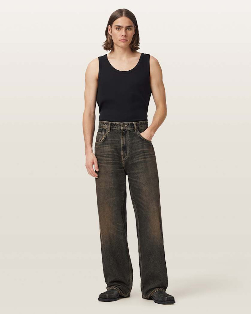 RIVET RELAXED FIT DENIM JEANS 4