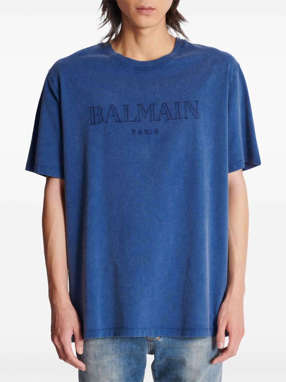 vintage-logo-print t-shirt - 5