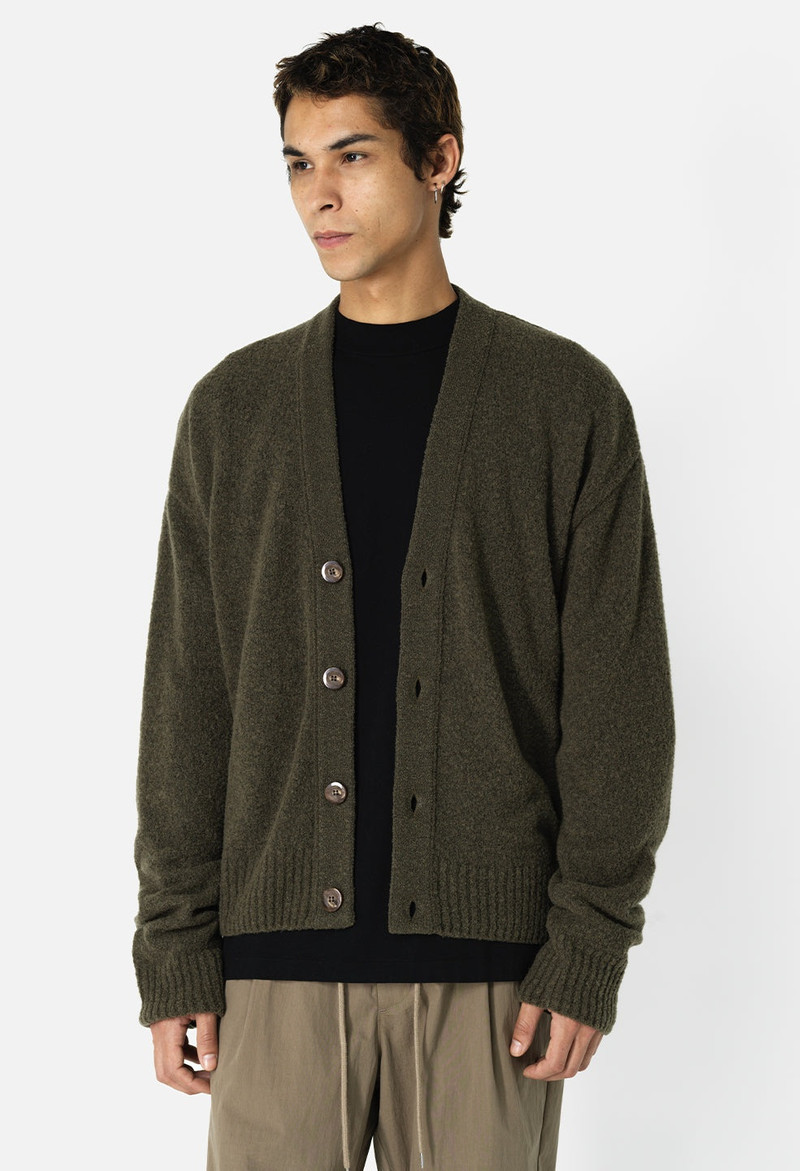 WOOL POWDER KNIT CARDIGAN 6