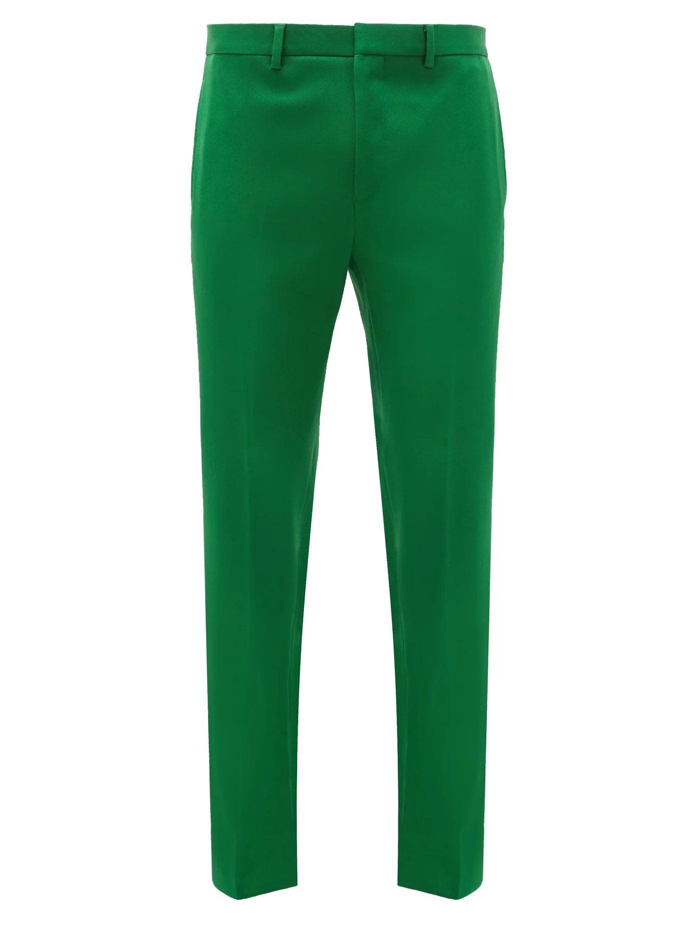 Slit-ankles tailored trousers - 1