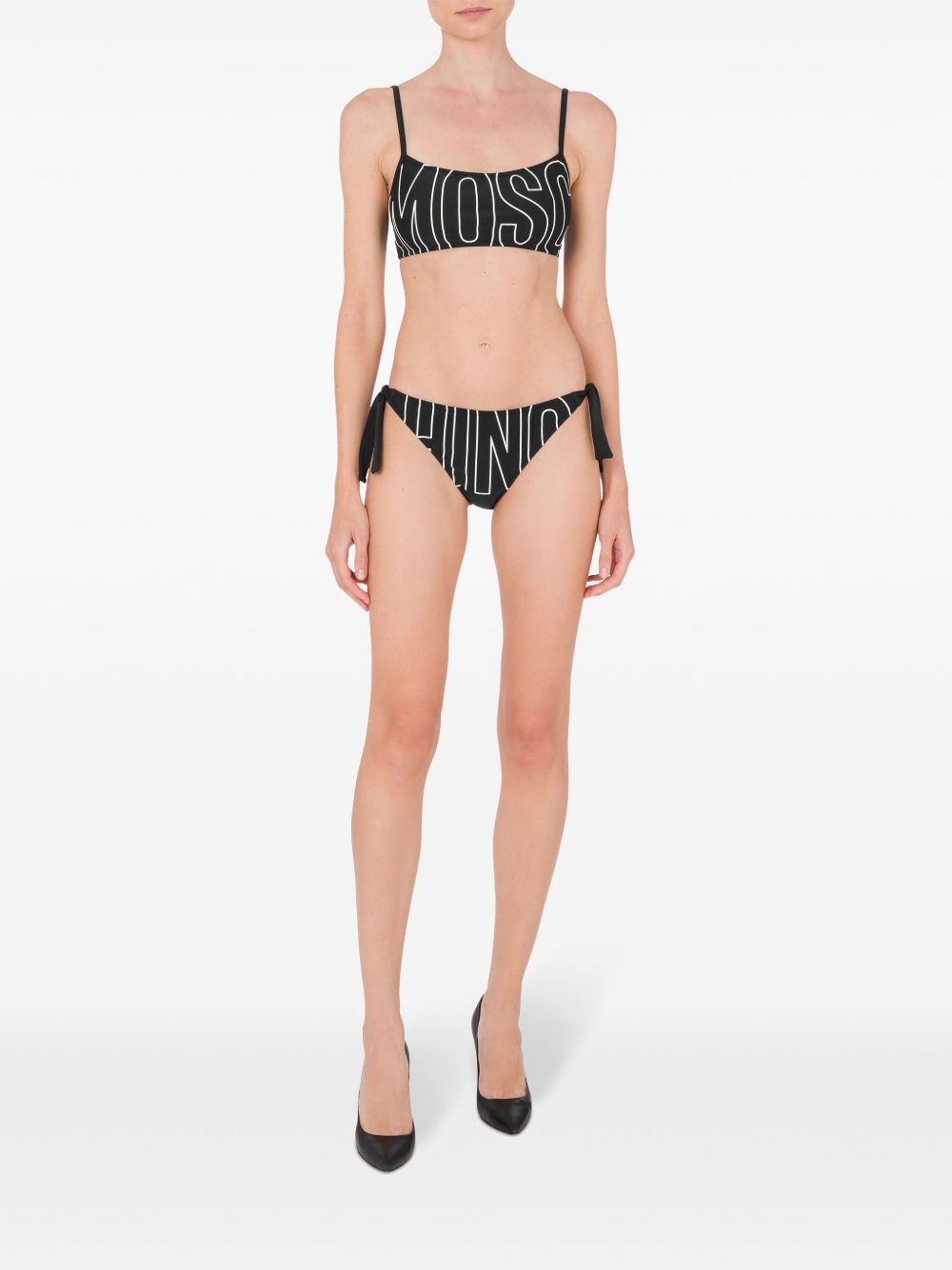 logo-print bikini bottom - 3