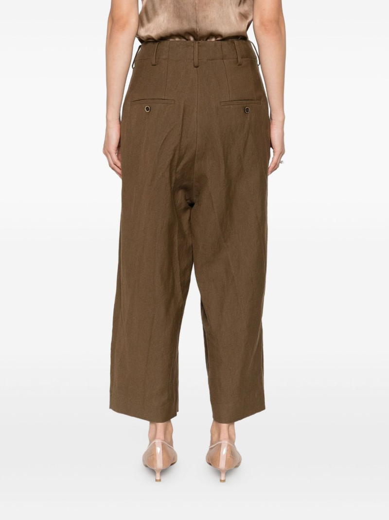 pleated cropped trousers 4