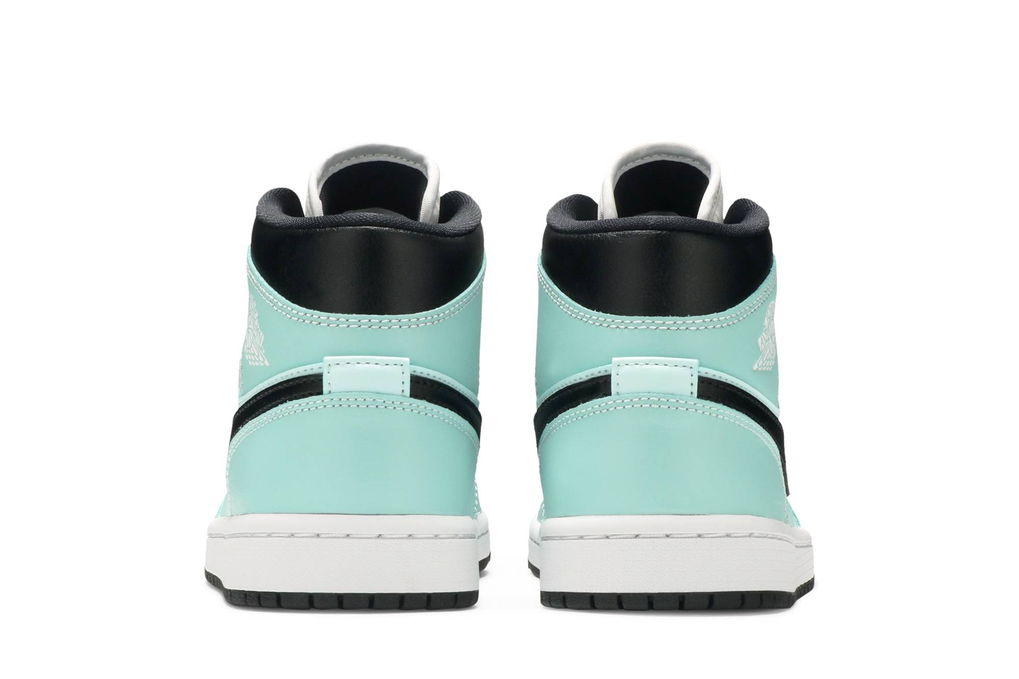 Wmns Air Jordan 1 Mid 'Aqua Black' - 6