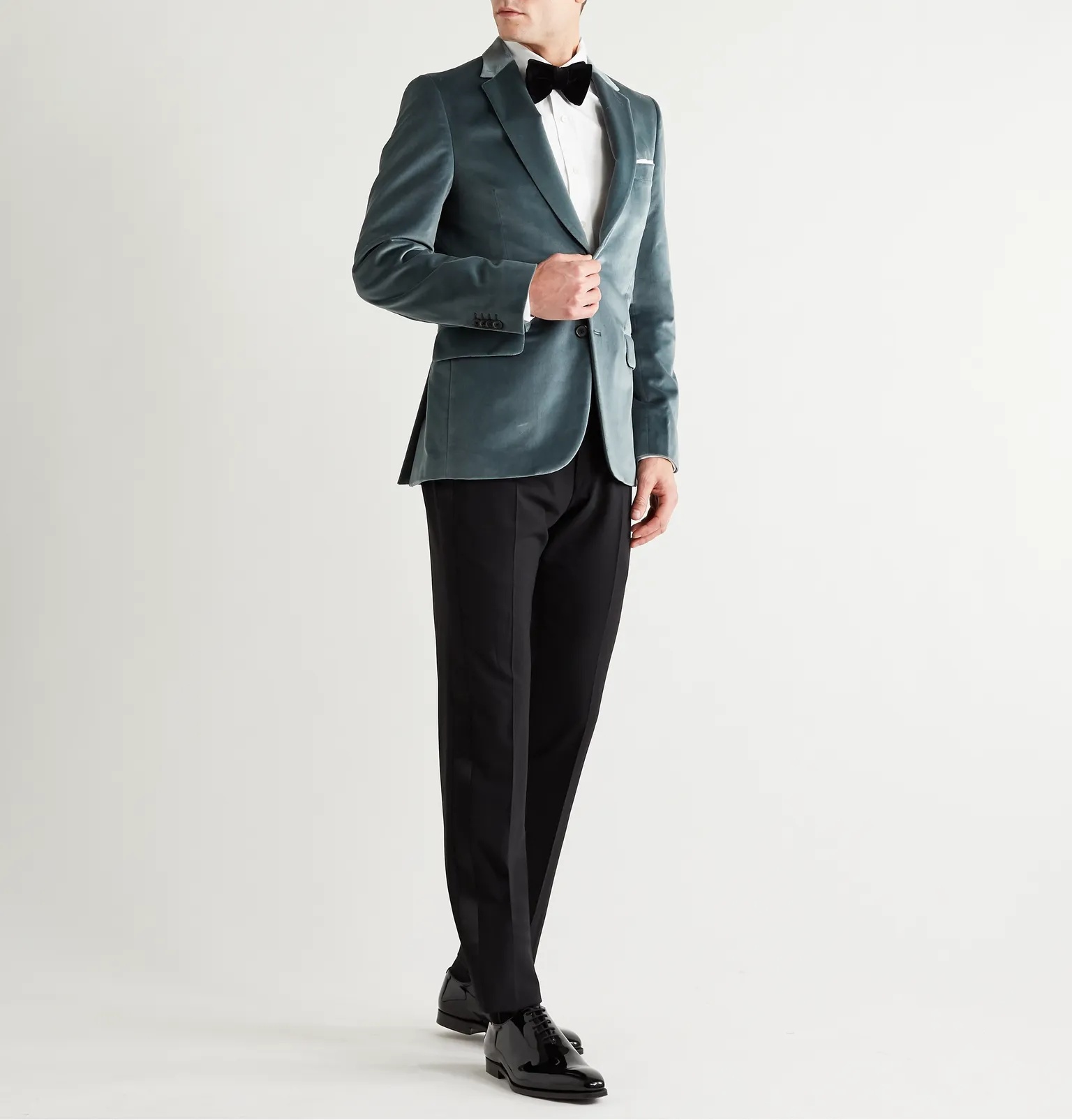 Cotton-Velvet Tuxedo Jacket - 2