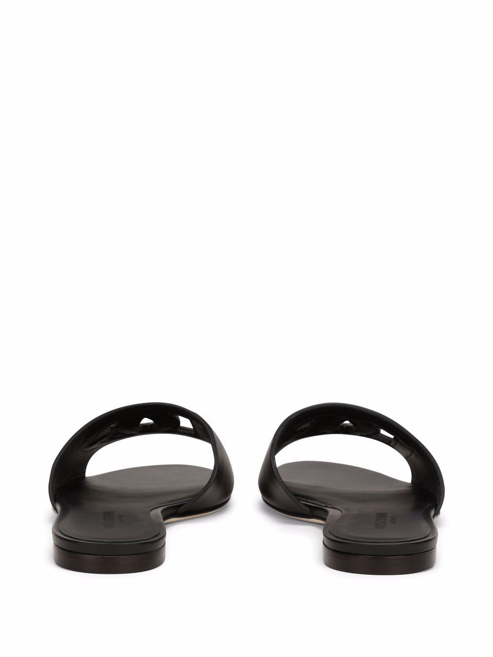DG Logo leather sandals - 3