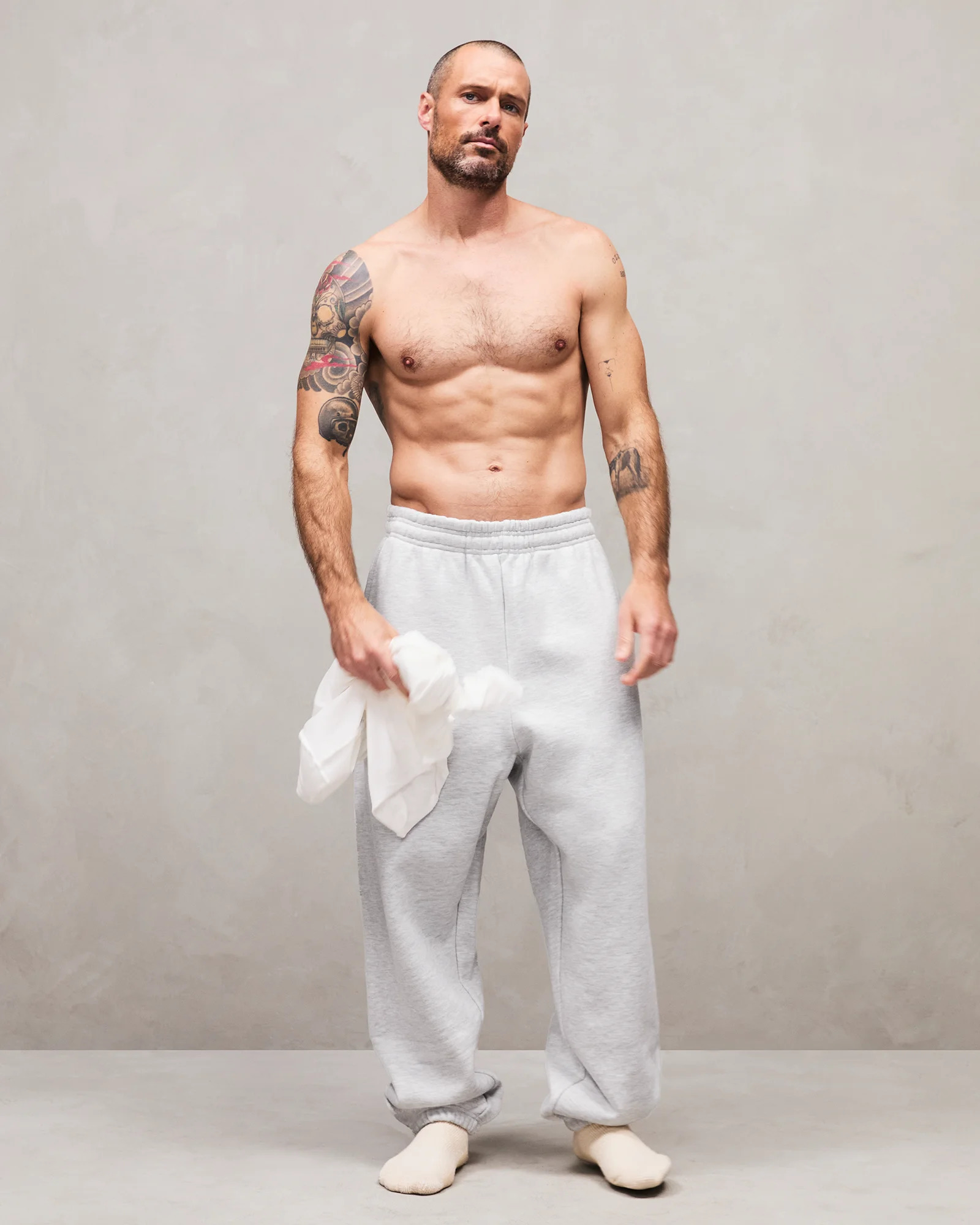 STANDARD SWEAT HEATHER GREY - 3