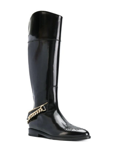 Lanvin chain-embellished boots outlook