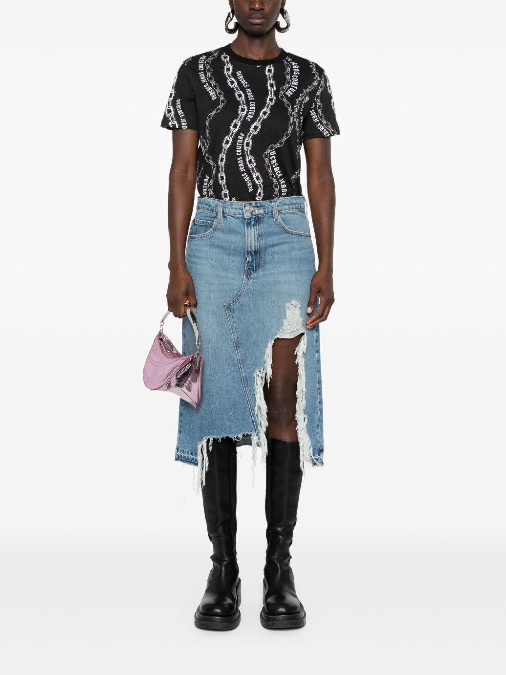 Chain Couture-print T-shirt - 2
