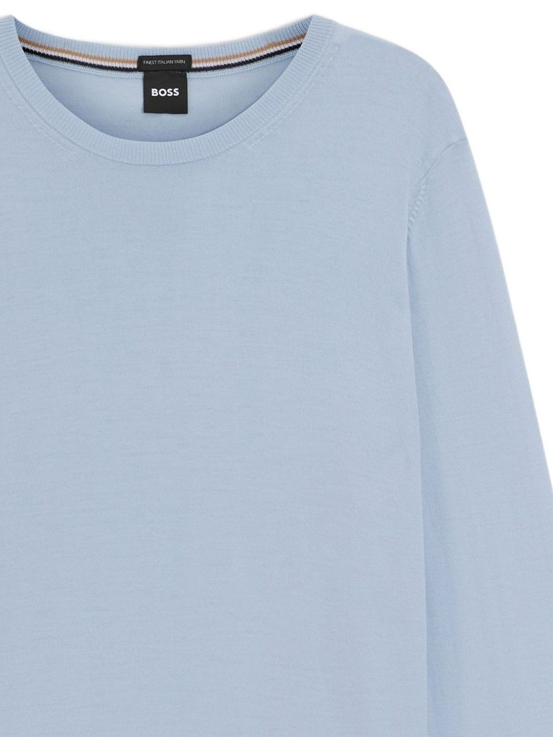 BOSS crew-neck sweater outlook