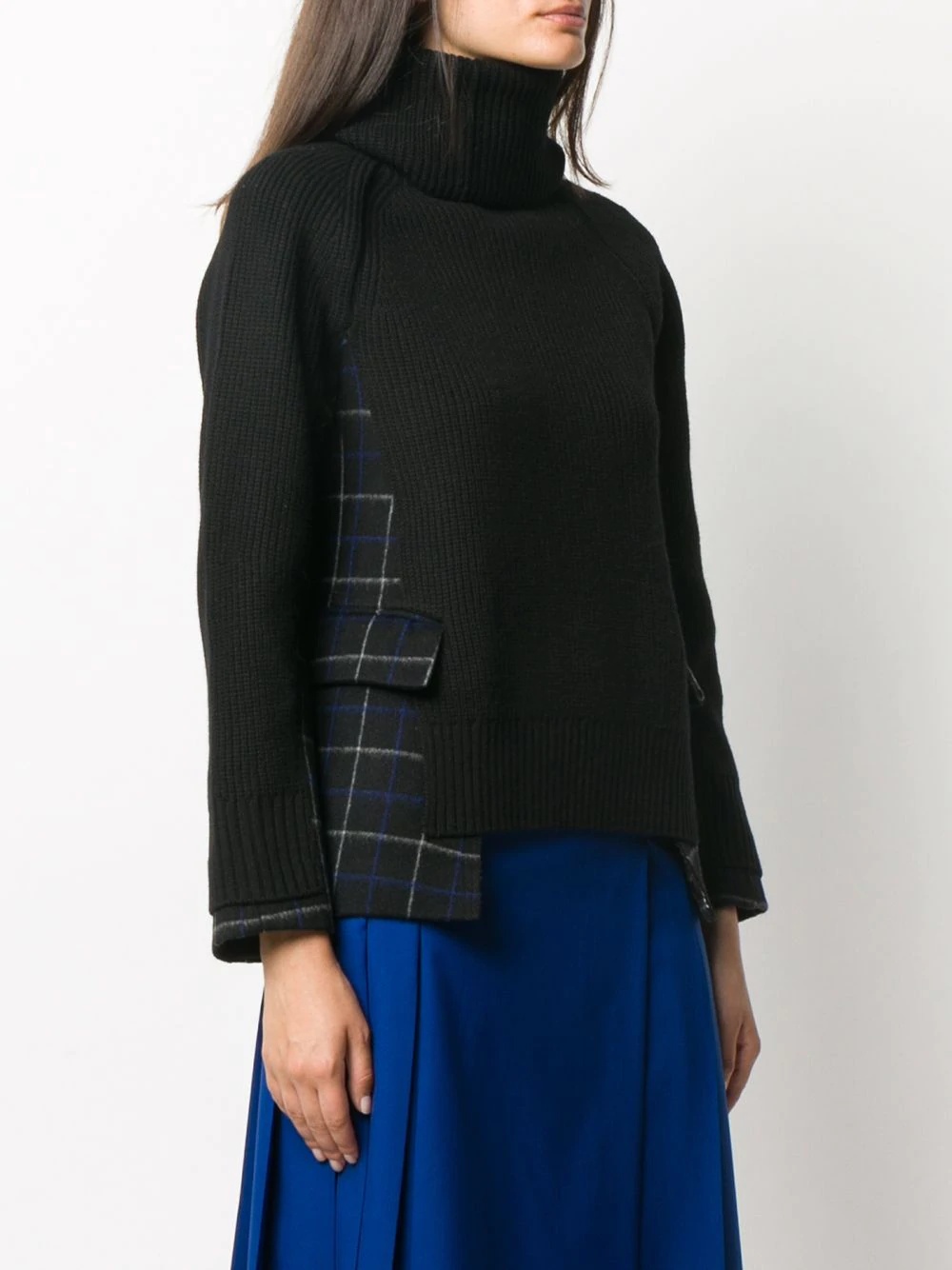 plaid panel jumper - 3