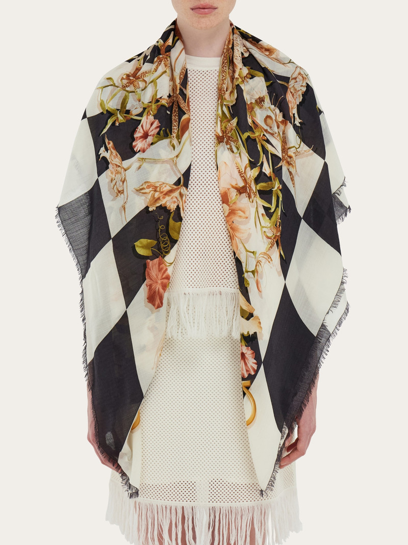 Gaia print shawl 3