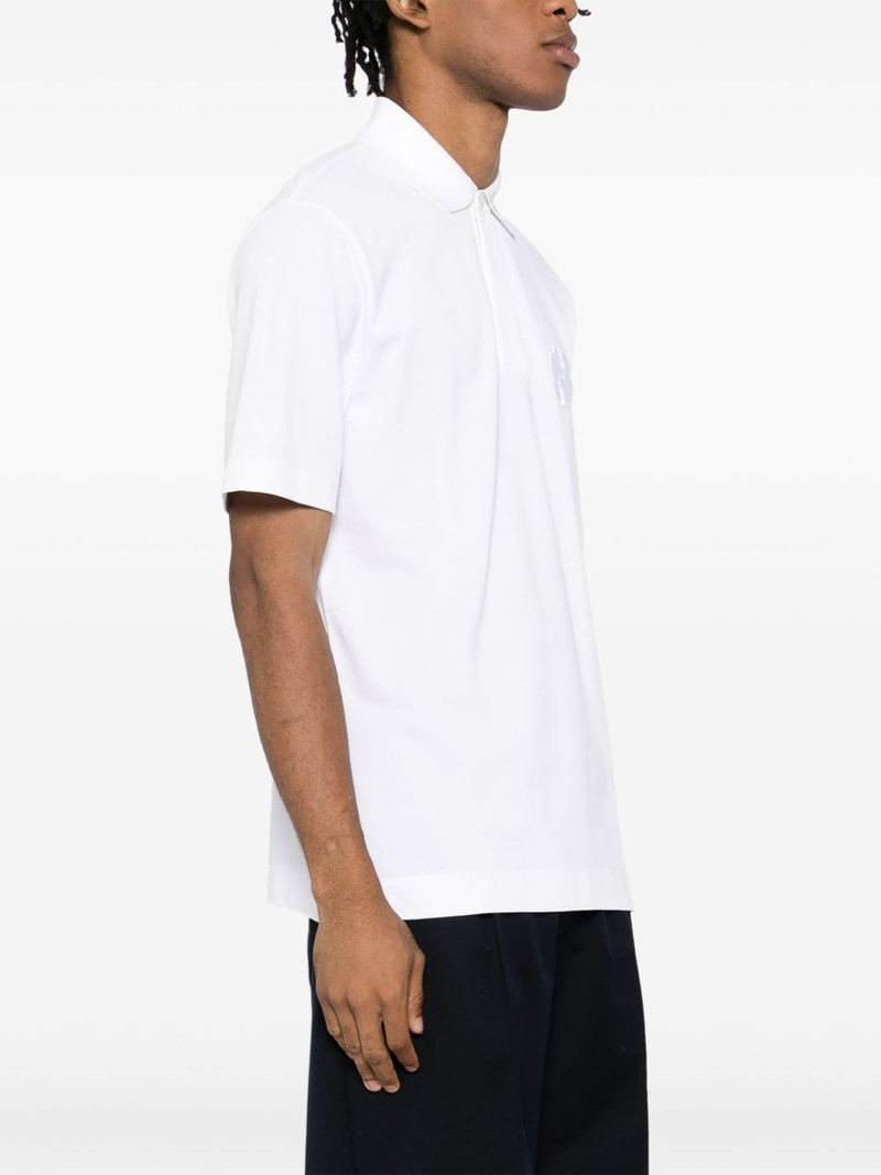 concealed placket polo shirt 3