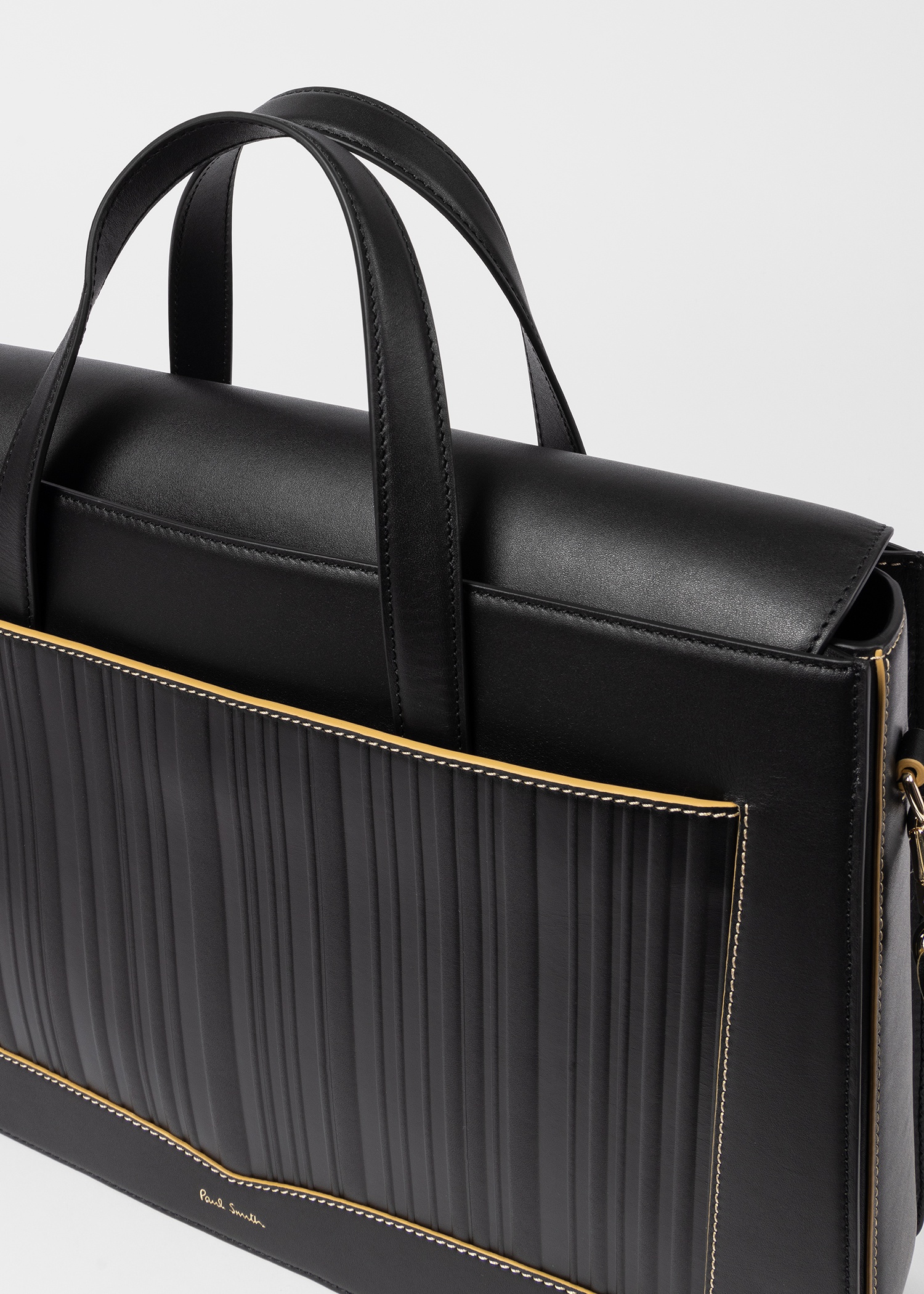 Women's 'Shadow Stripe' Leather Folio - 4