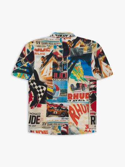 Rhude POSTER BUTTON UP outlook