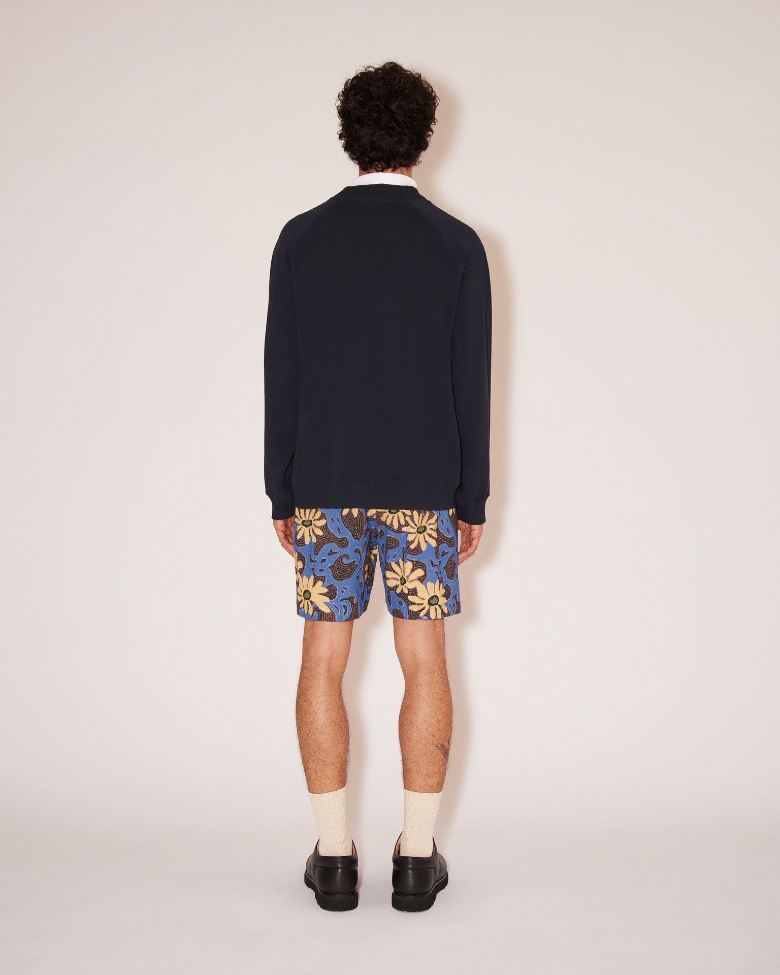 JAY - Cashmere-blend jumper  - Navy - 4