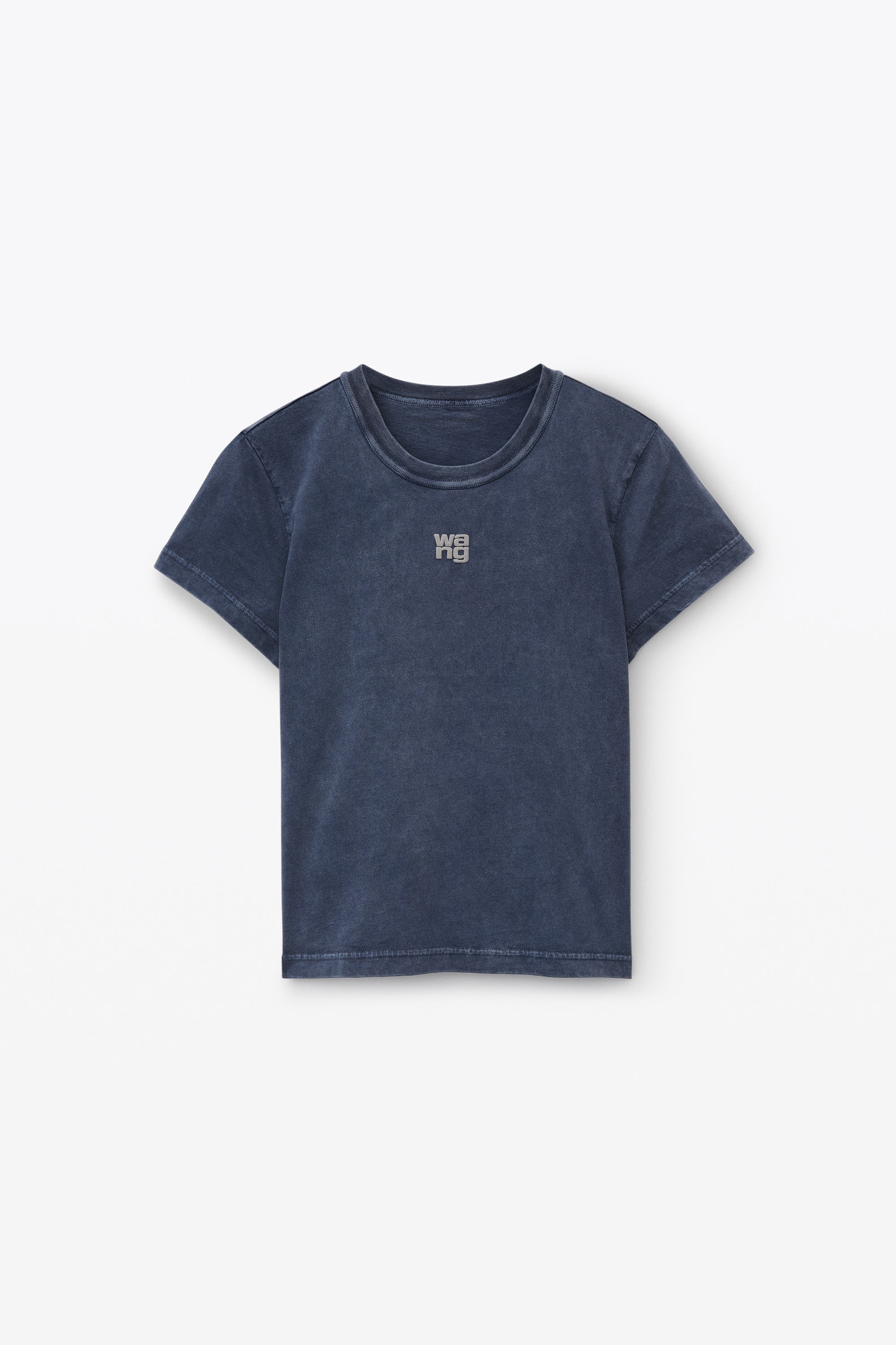 Puff logo shrunken tee in cotton jersey - 1