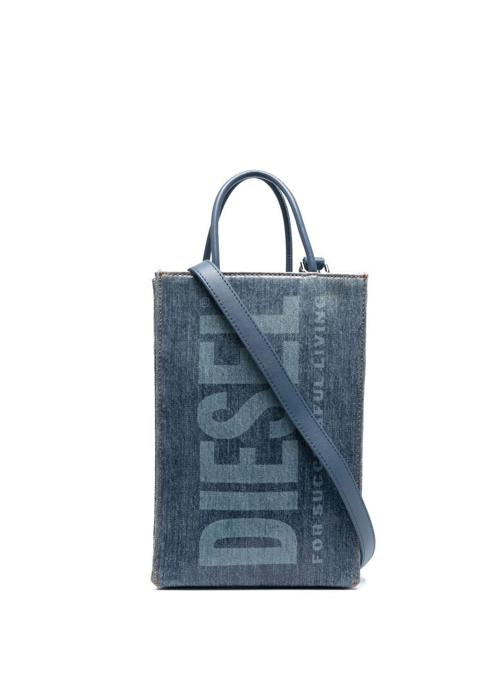 logo-print tote bag - 1