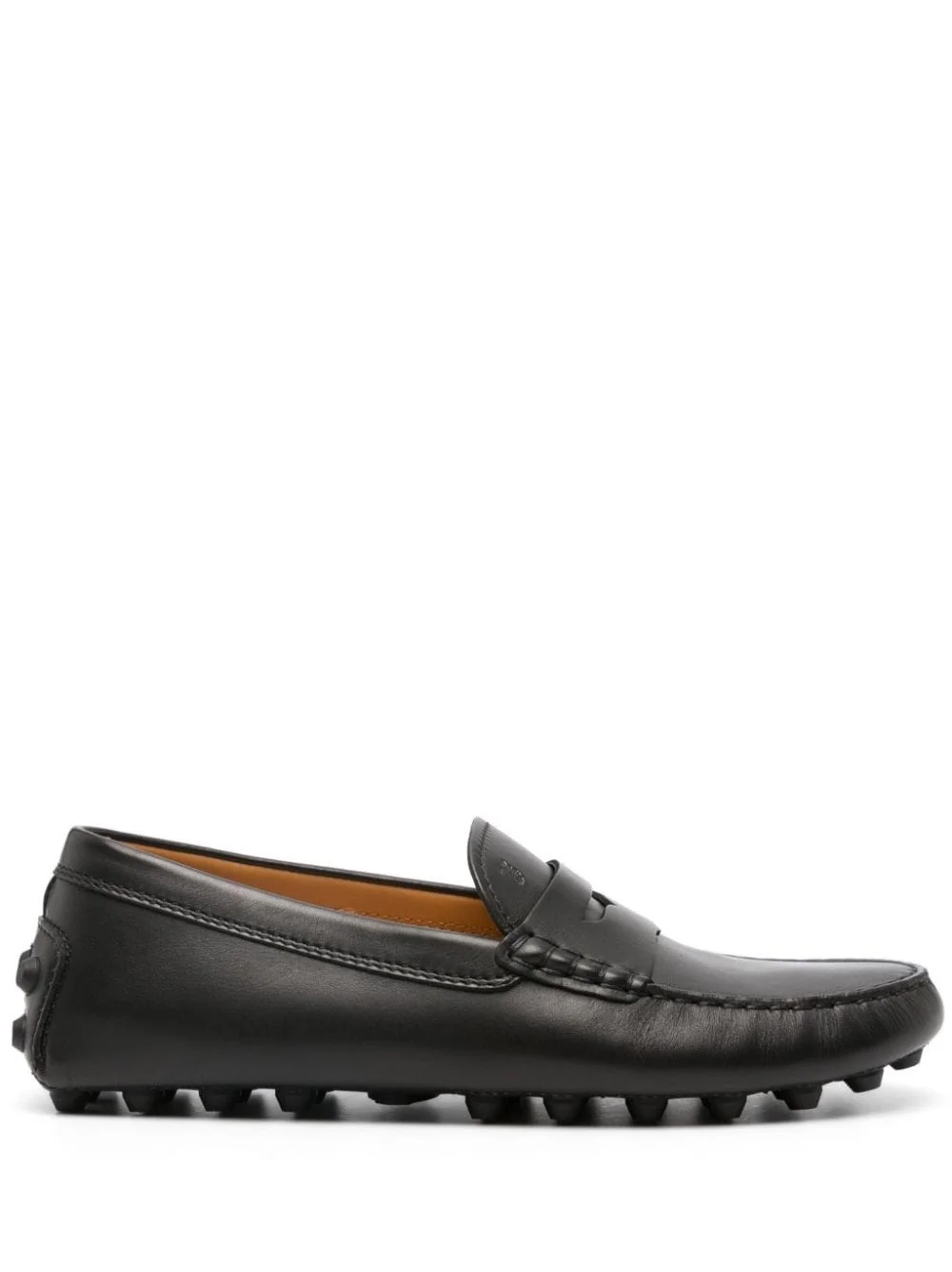 penny-slot leather loafers - 1