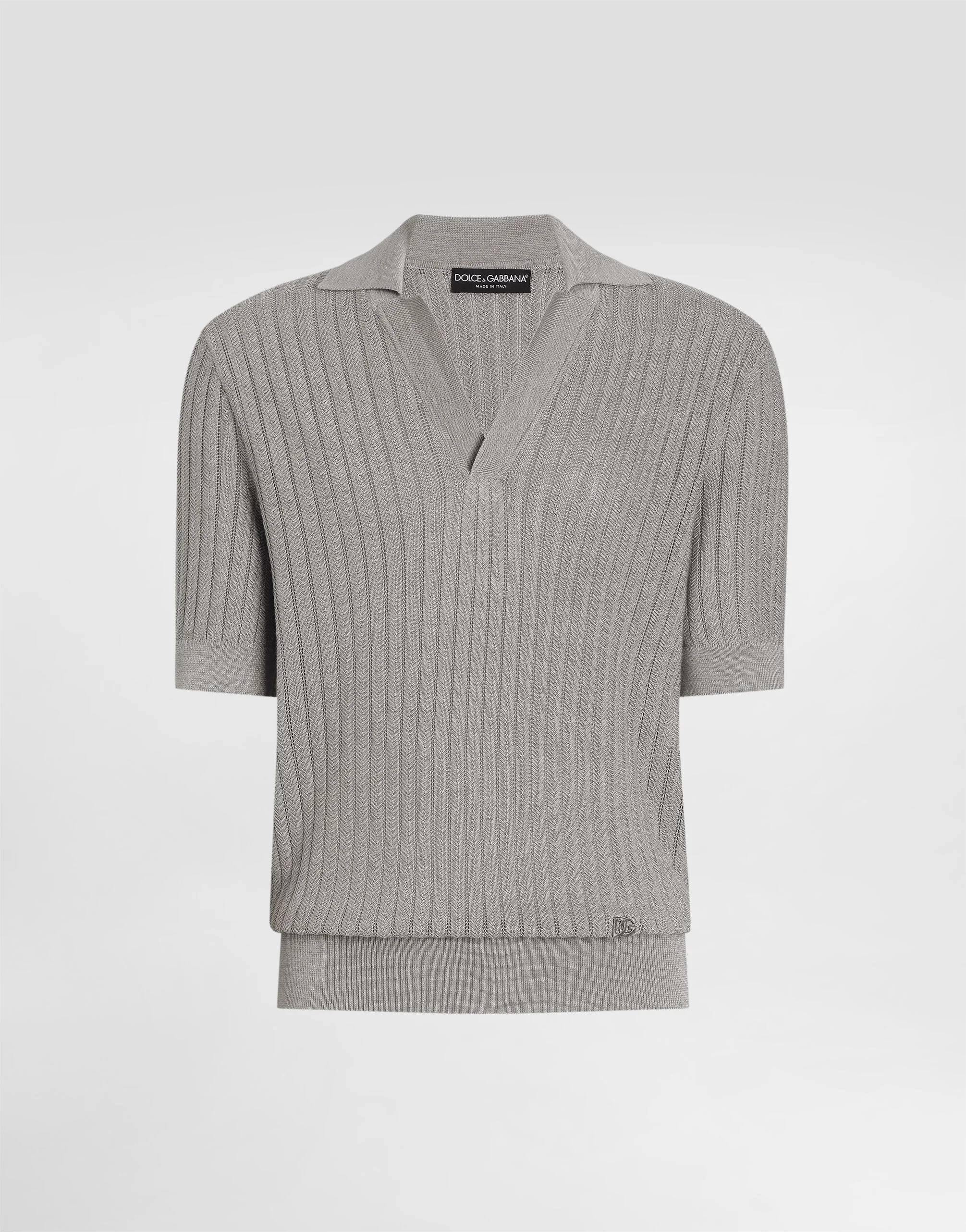 Silk polo shirt - 1