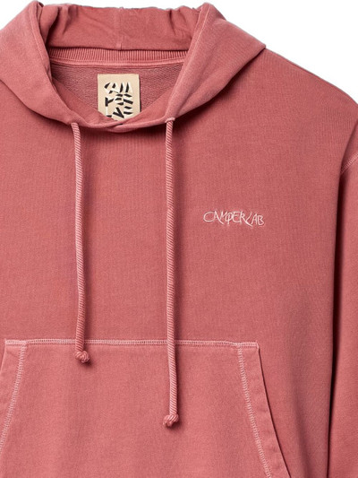 CAMPERLAB logo-embroidered cotton hoodie outlook