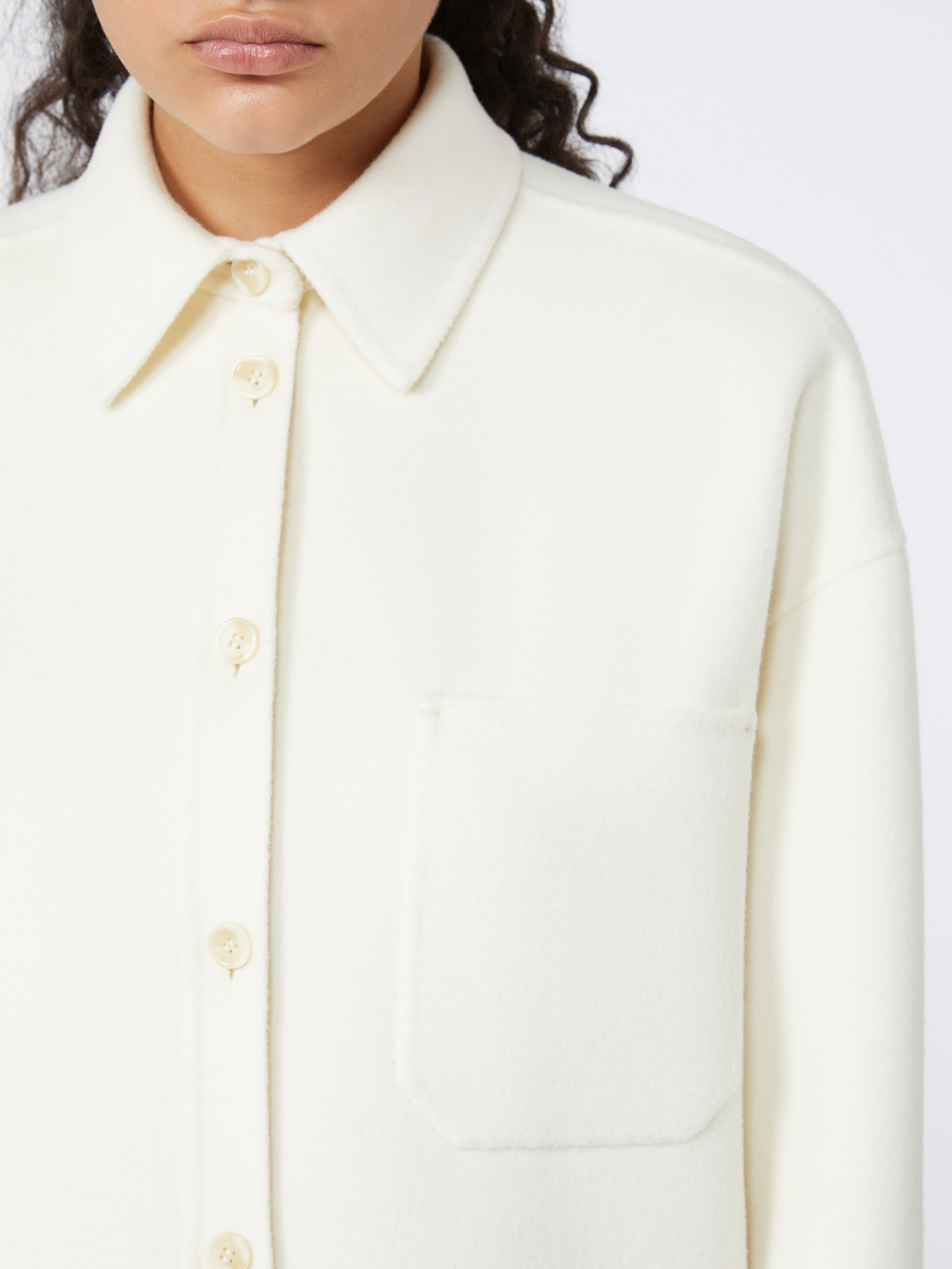 RIBER Oversized double cloth shirt - RUNWAY - 5