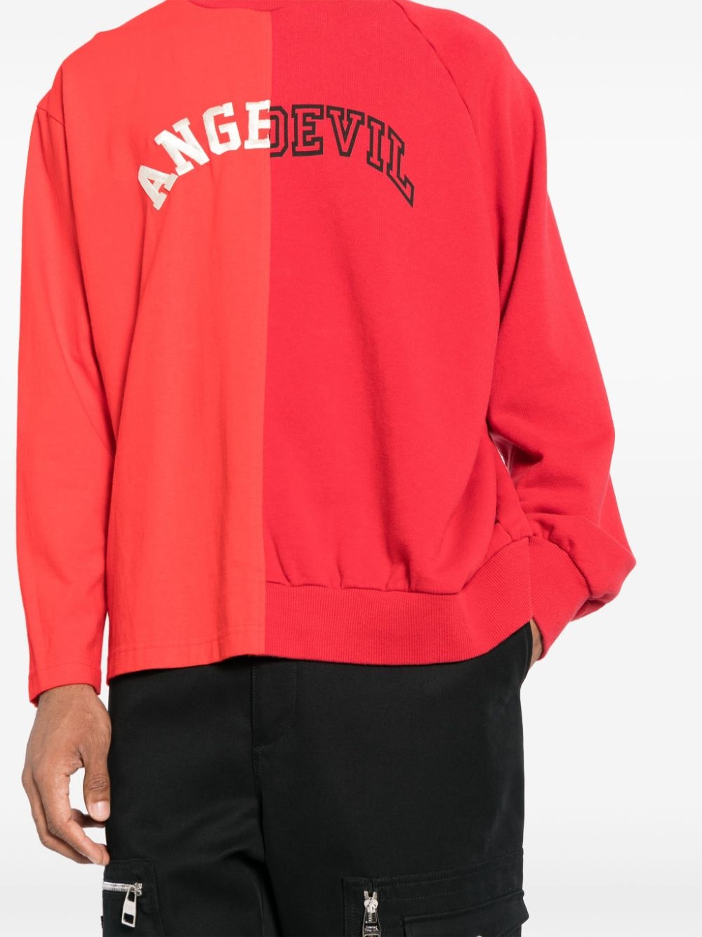 spliced sweatshirt - 5