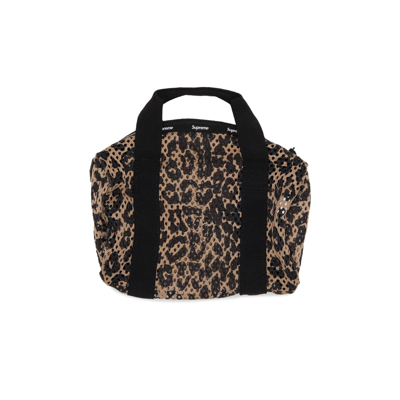 Supreme Supreme Mesh Mini Duffle Bag 'Leopard' outlook