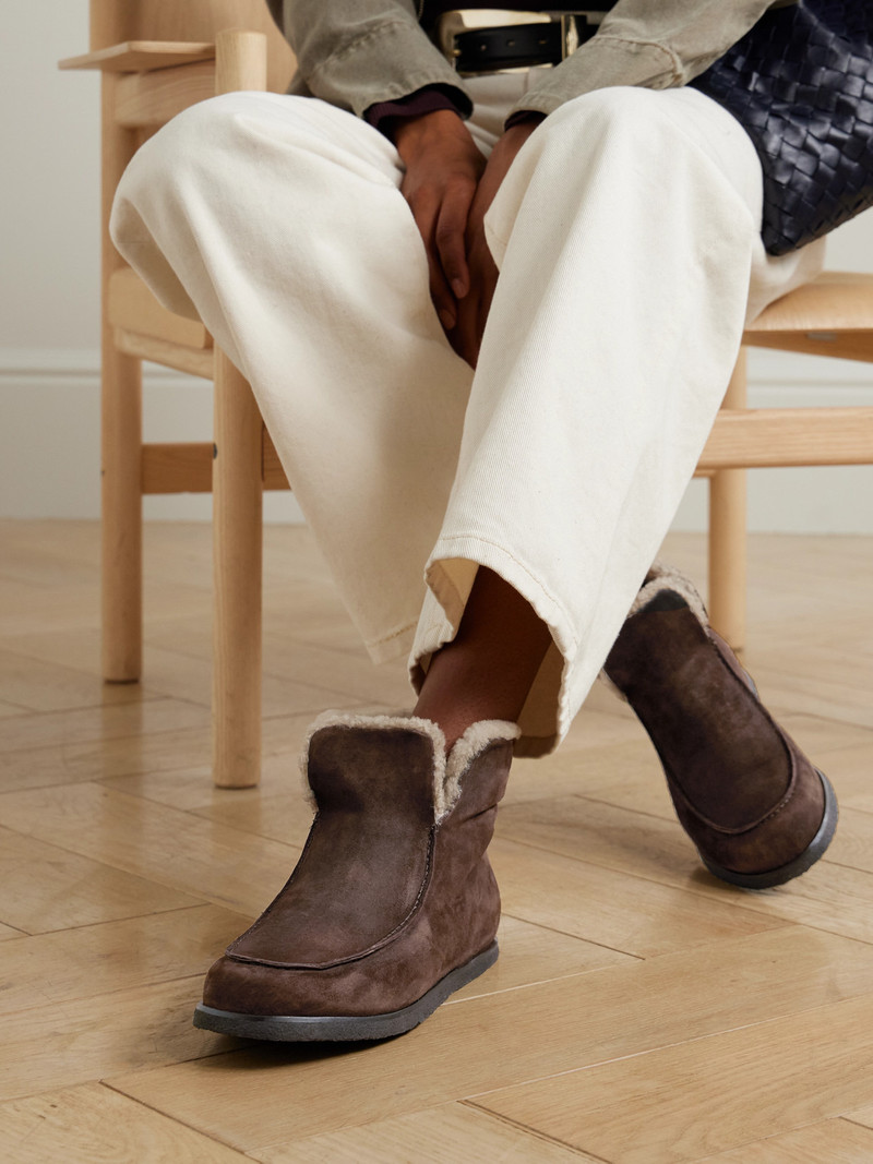 LEGRES 52 Shearling Ankle Boots outlook