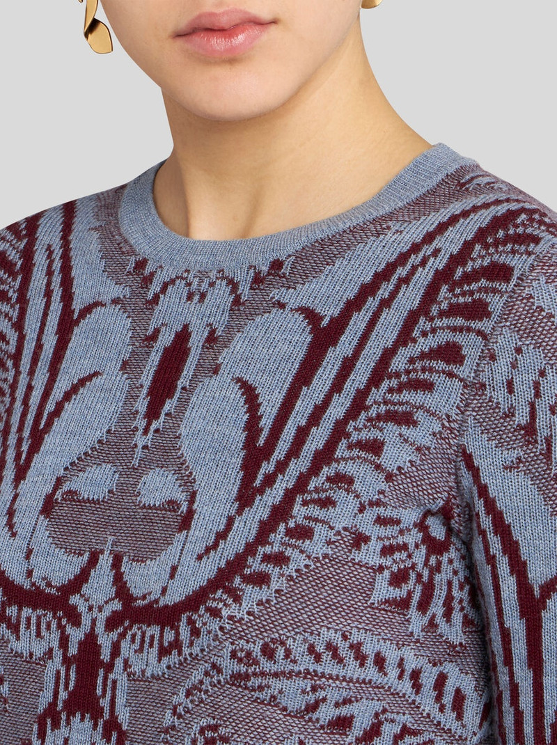 Etro WOOL JACQUARD SWEATER outlook
