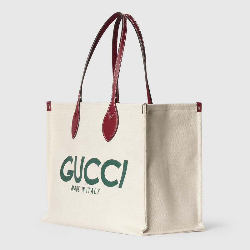 GUCCI Large tote bag with Gucci print outlook