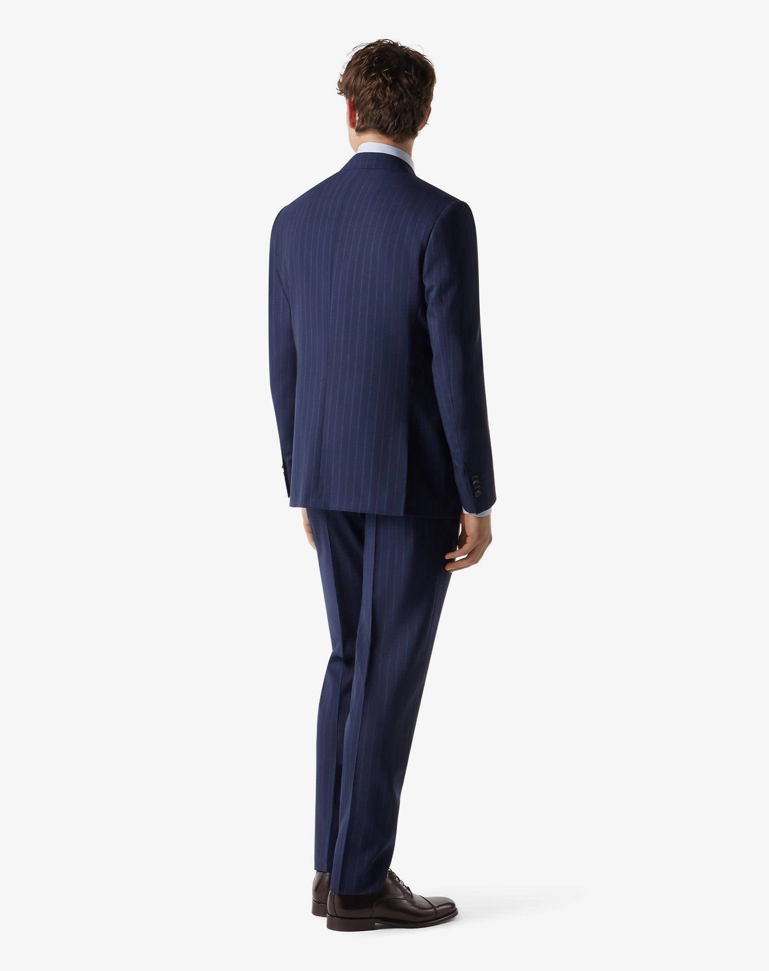 Blue pure wool suit - 3