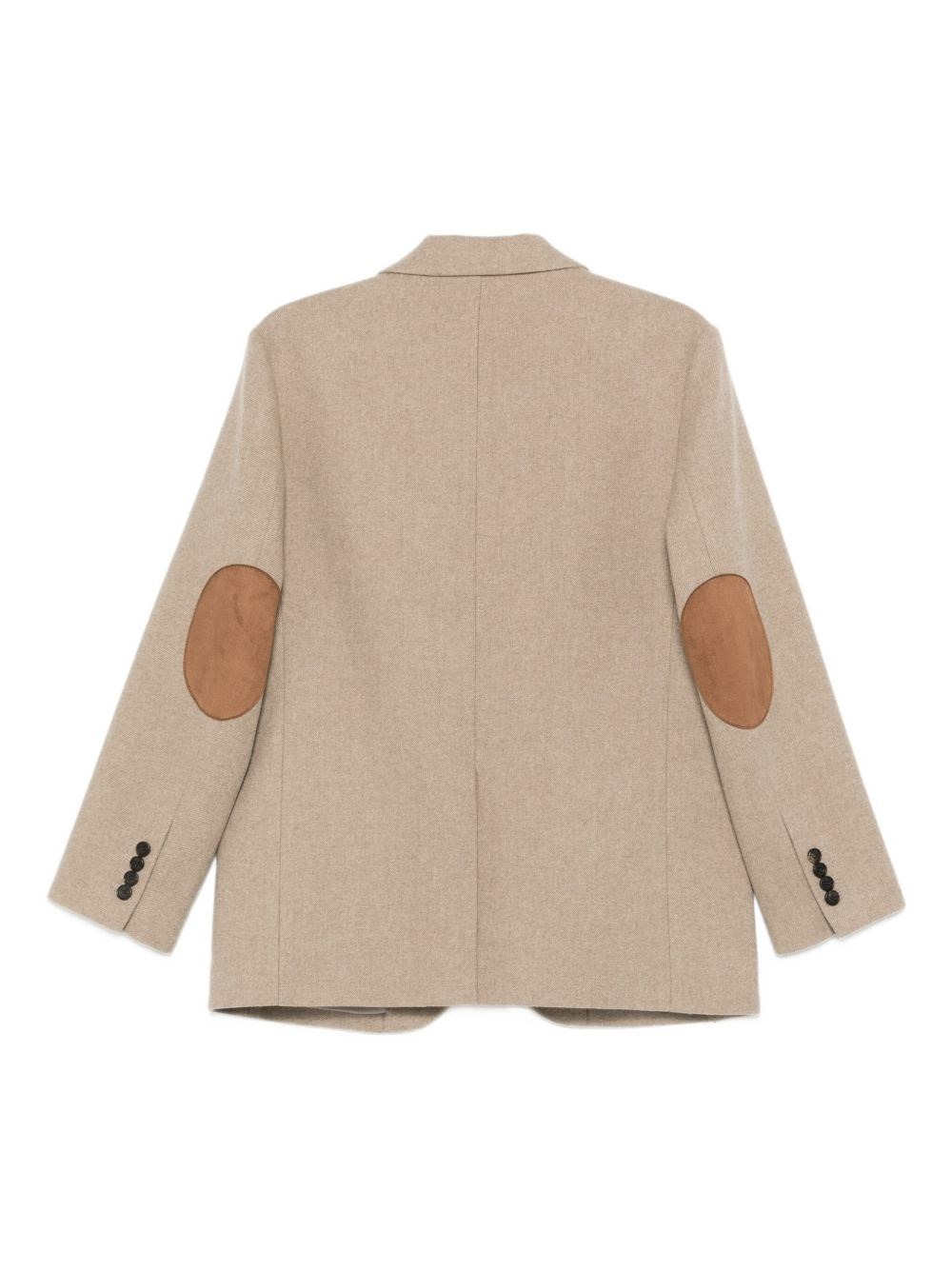 Wool single-breasted blazer jacket - 2
