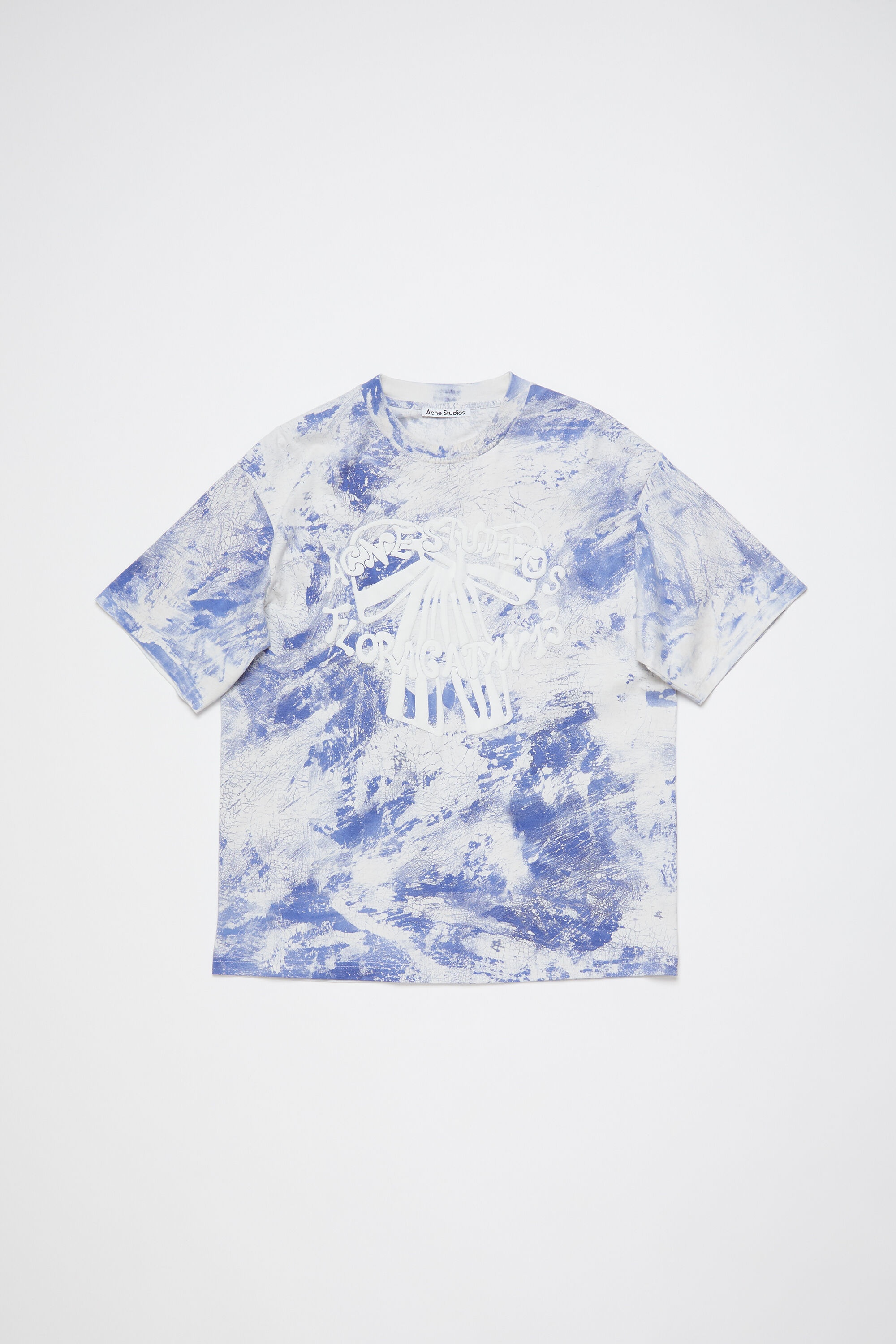 T-shirt plaster print - Faded blue - 5