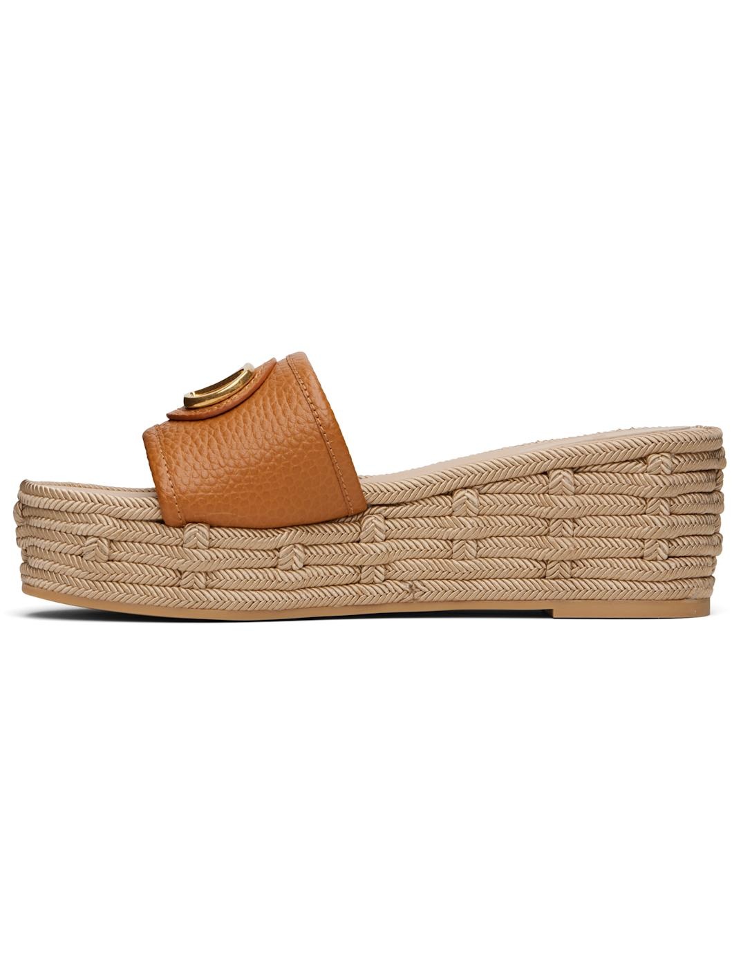 Brown VLogo Signature Slide Espadrillas Sandals - 3