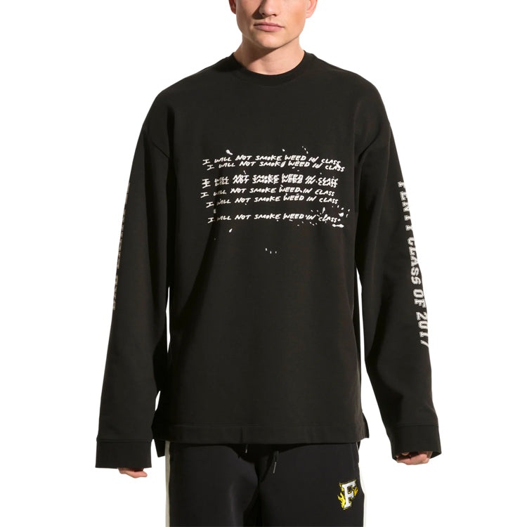(WMNS) PUMA X Rihanna Fenty Long Sleeve Crew Neck 'Black' 575871-01 - 6