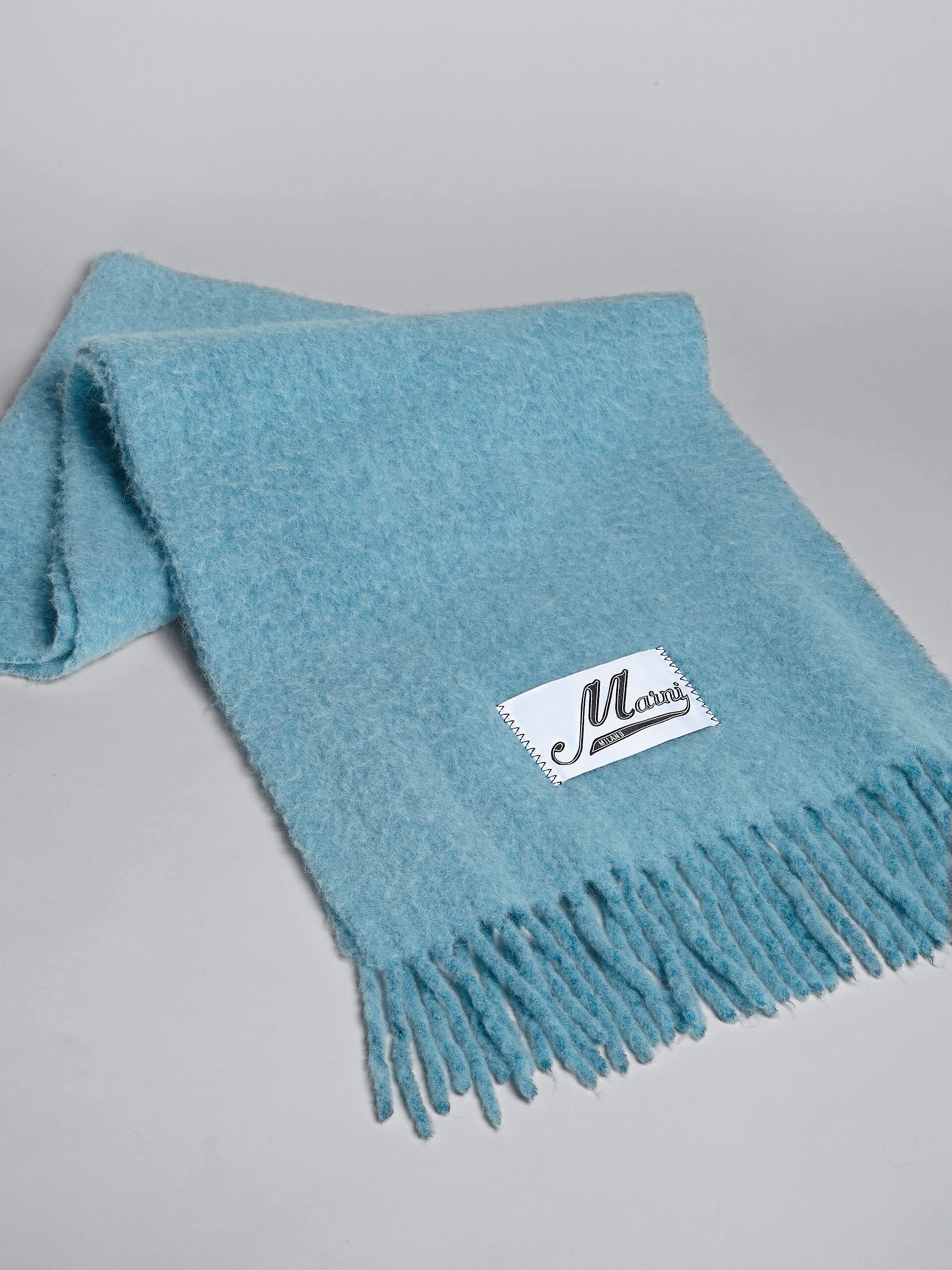 PALE BLUE SCARF - 3