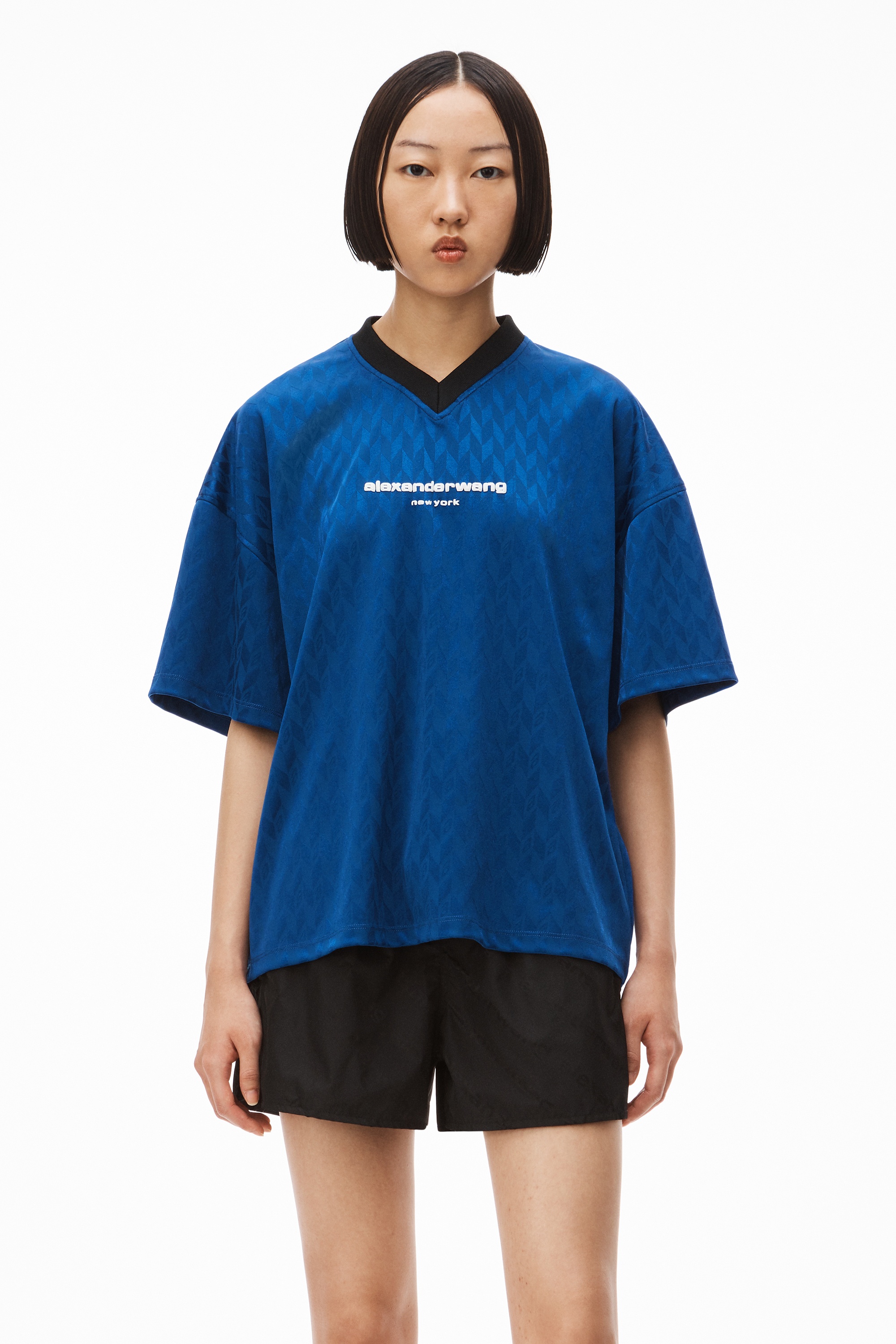 SHORT-SLEEVE SOCCER JERSEY IN JACQUARD - 2