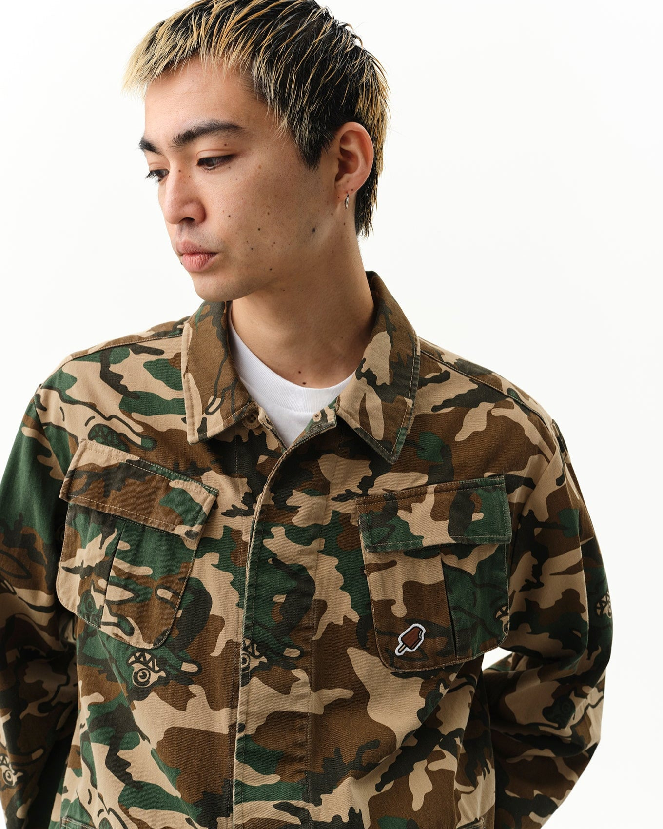 RUNNING DOG WOODLAND CAMO FIELD JACKET - 4