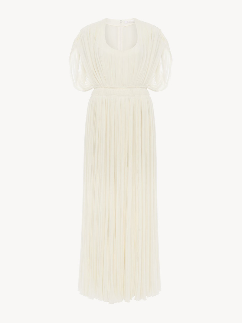 Chloé PLEATED LONG DRESS outlook
