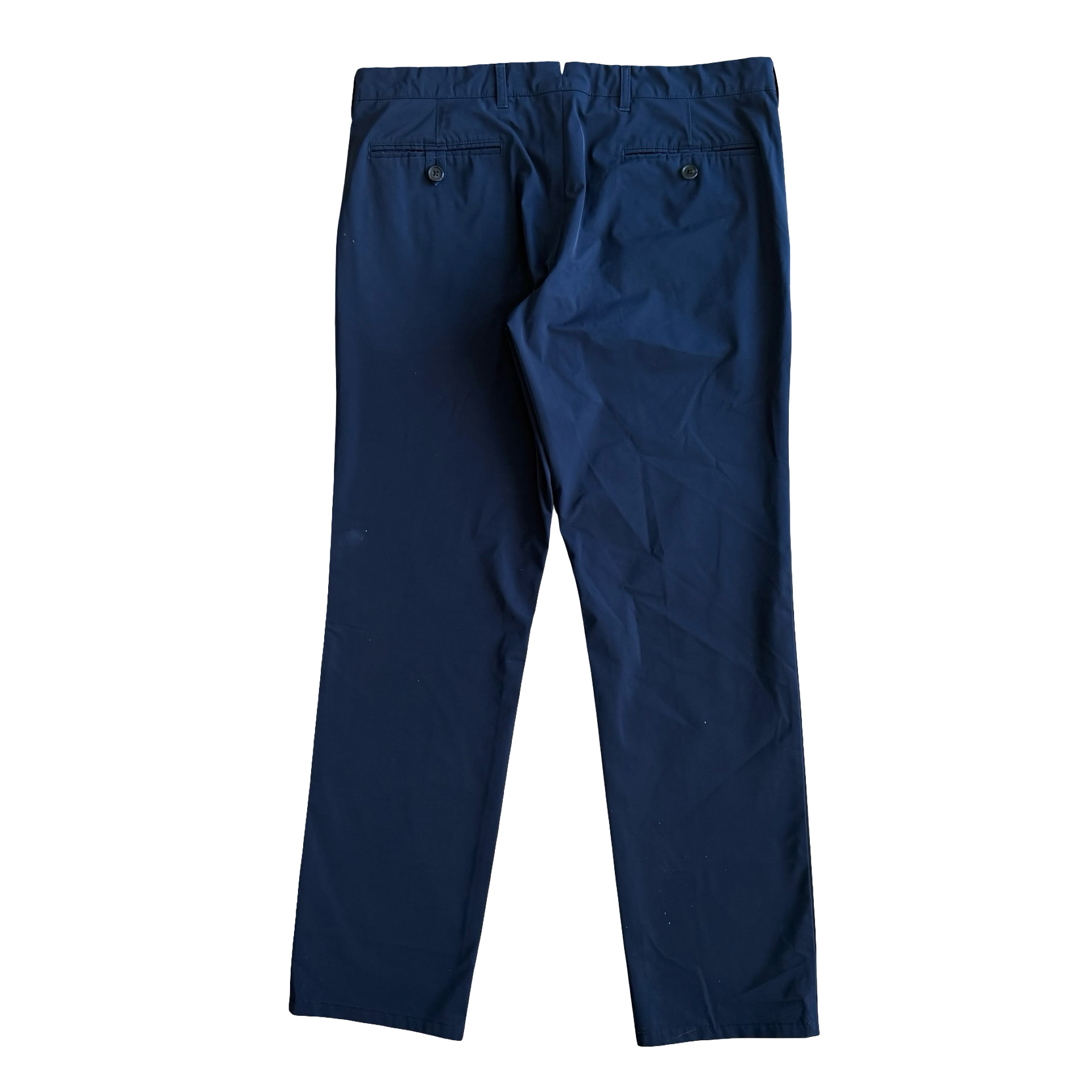 Prada Navy Nylon Trousers SZ 52 - 2