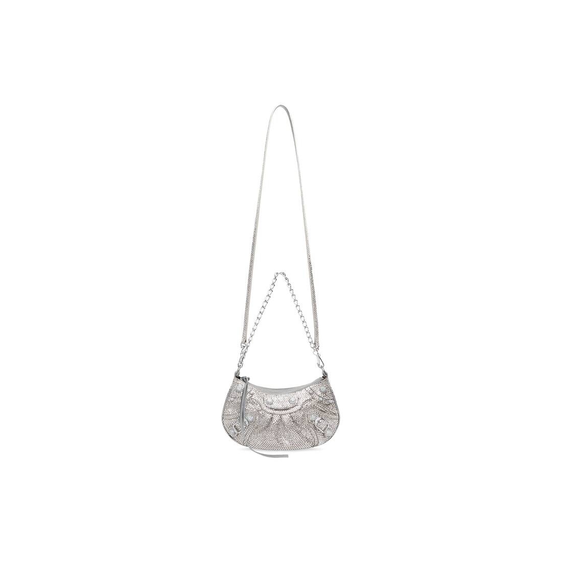 le cagole mini bag with chain and rhinestones - 8