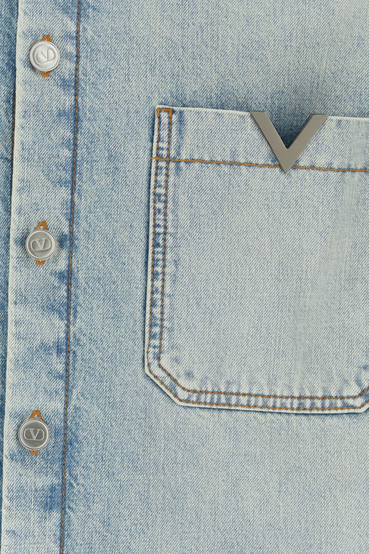 Light blue denim shirt - 3