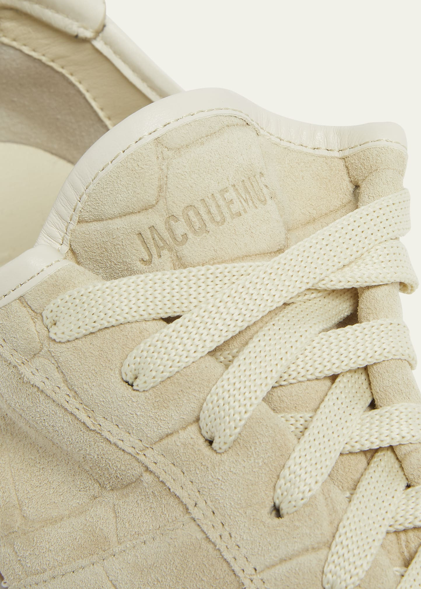Men's Les Tennis Croc-Embossed Suede Sneakers - 6