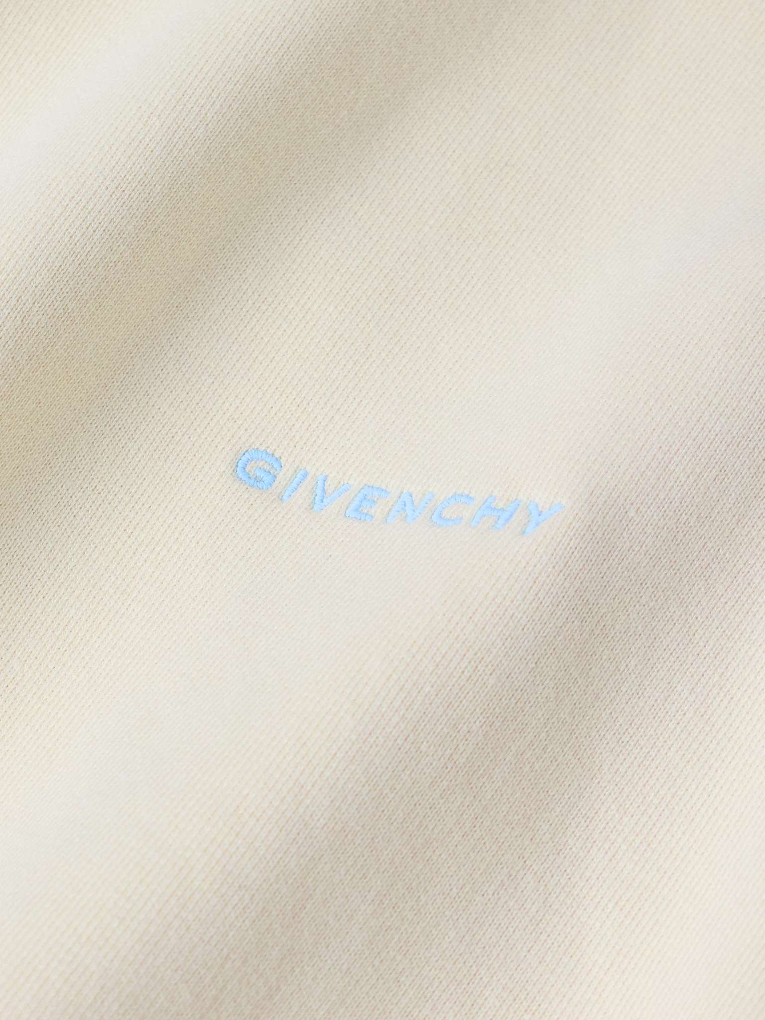 Logo-Embroidered Cotton-Jersey Hoodie - 4