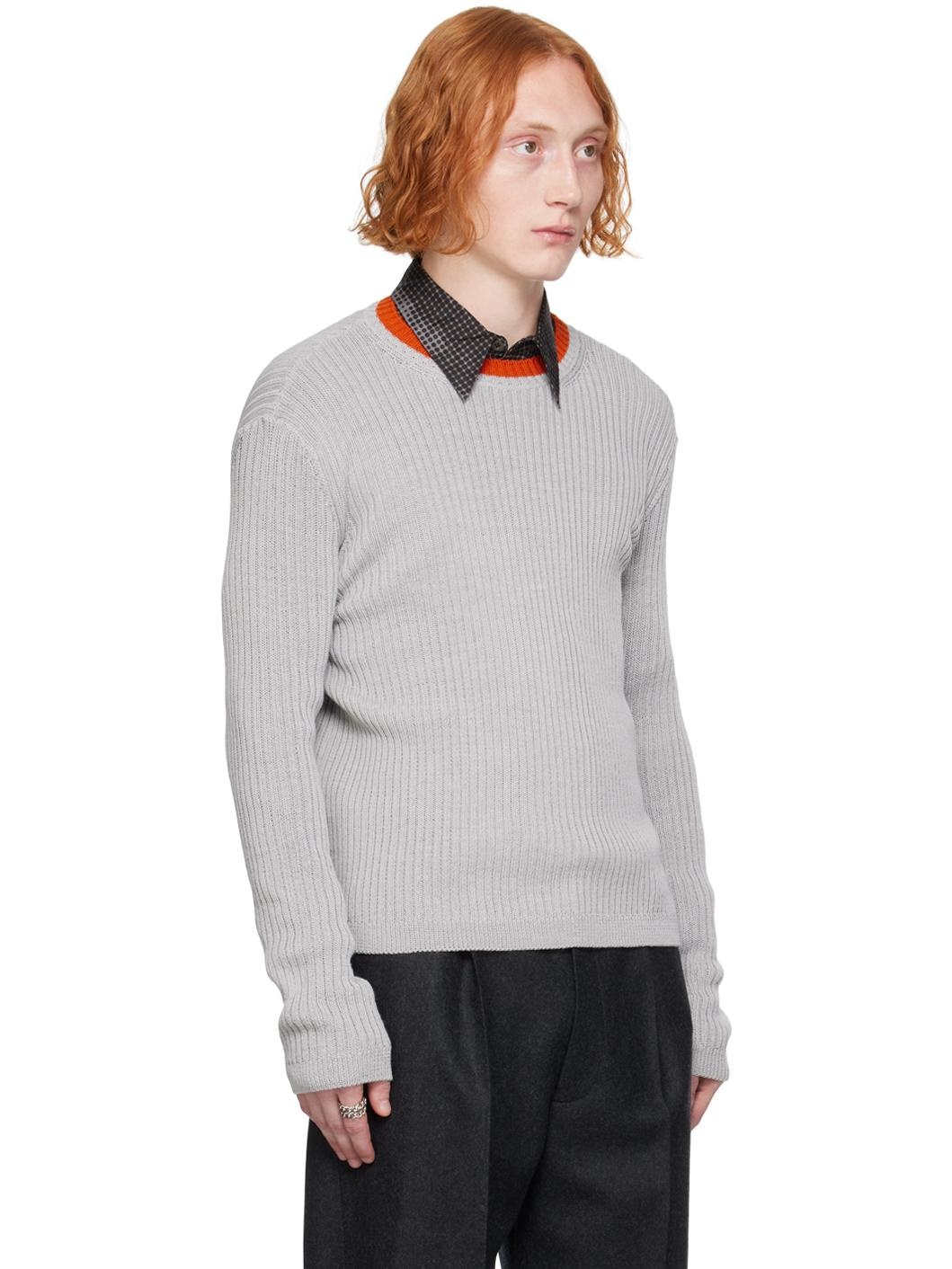Gray Crewneck Sweater - 2