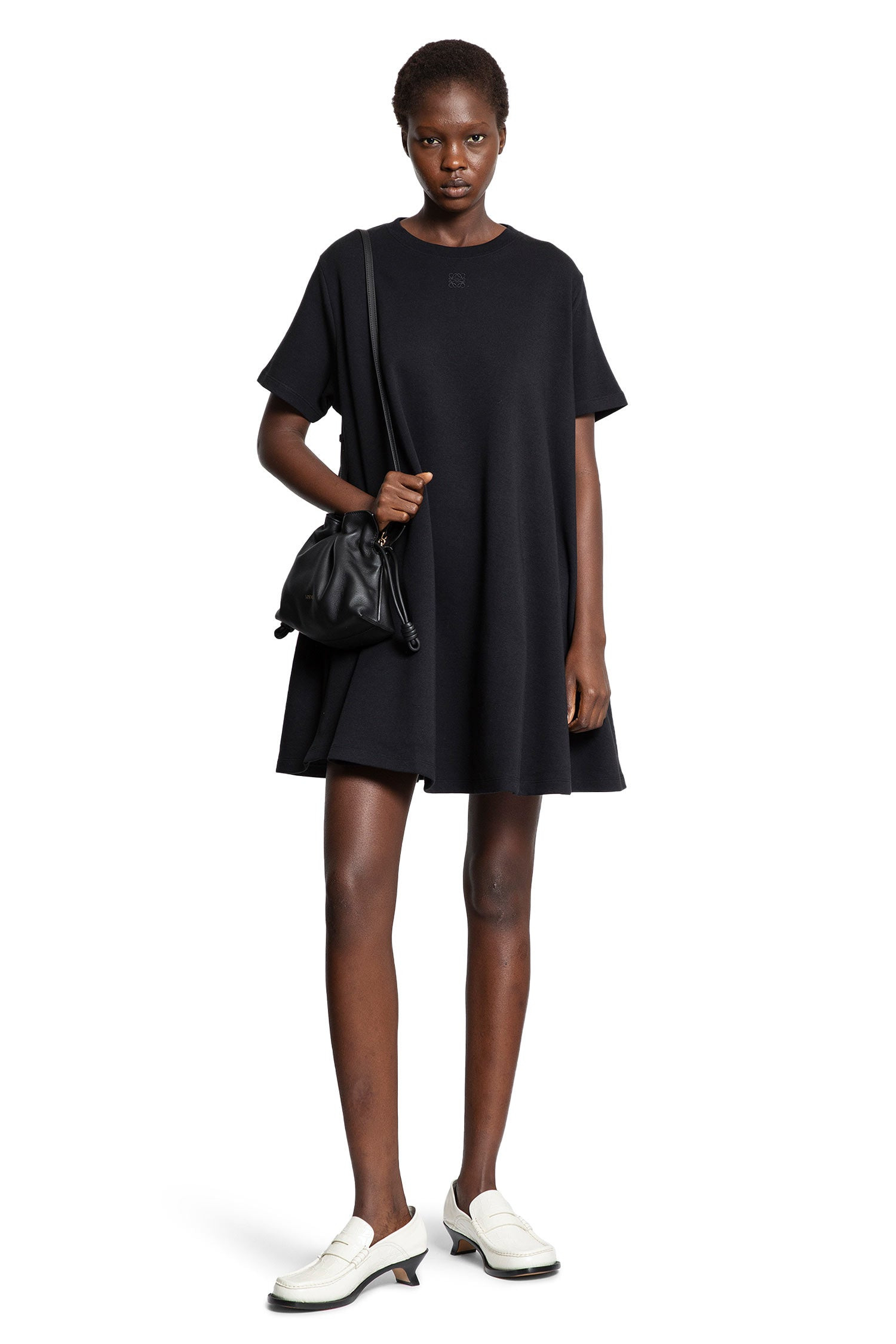 Trapeze-Dress-In-Cotton-Blend - 6