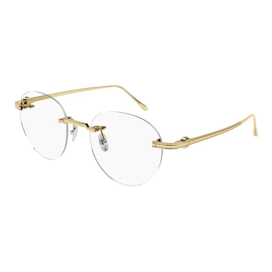 Cartier Pasha de Cartier Demo Oval Men's Eyeglasses CT0342O 002 52 - 1
