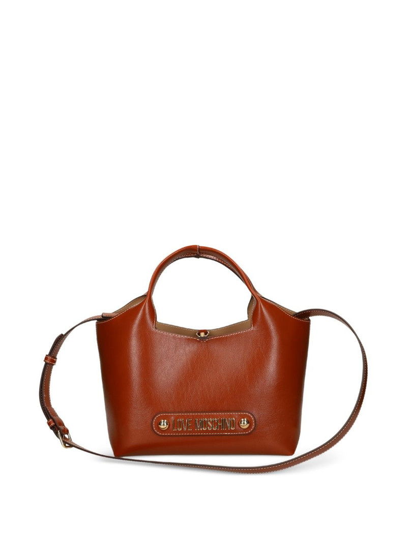 logo-lettering tote bag 6