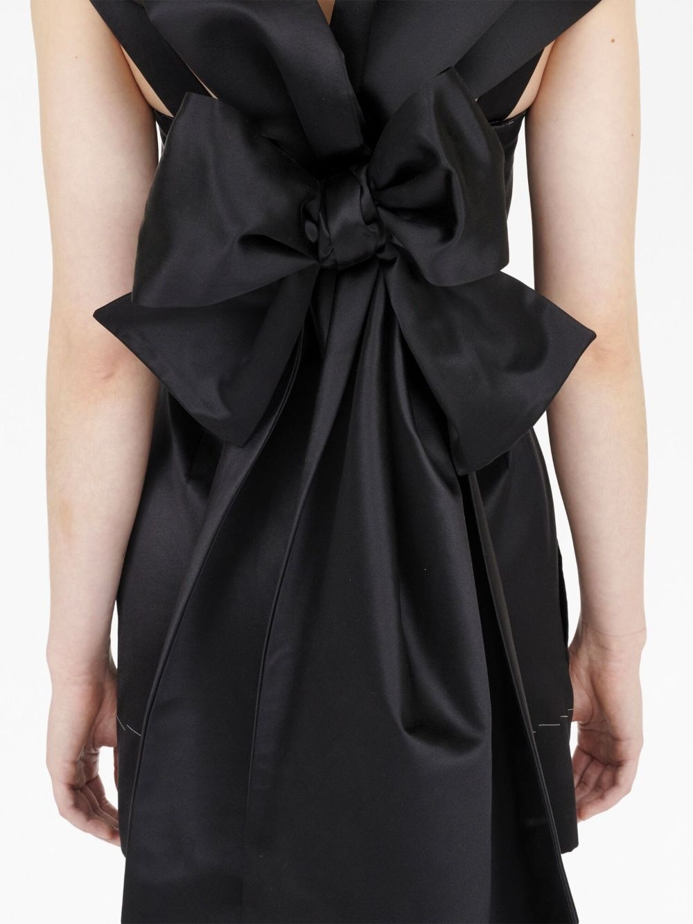 bustier-style mini dress - 5