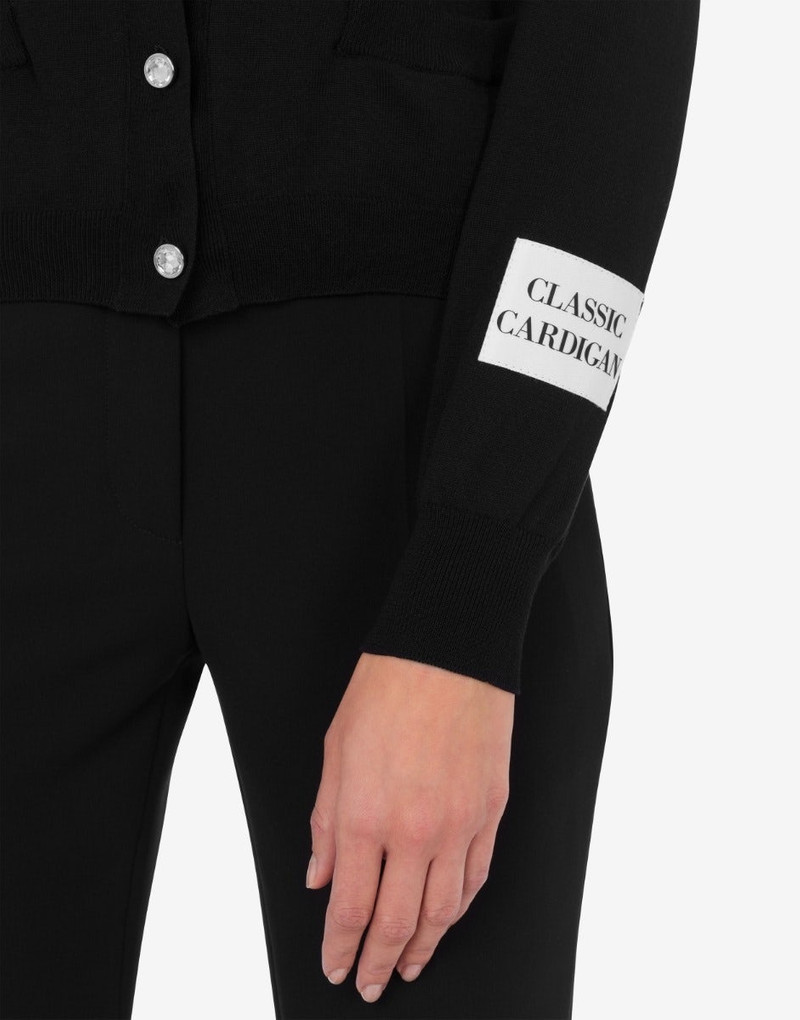 JEWELED BUTTONS COTTON KNIT CARDIGAN 4